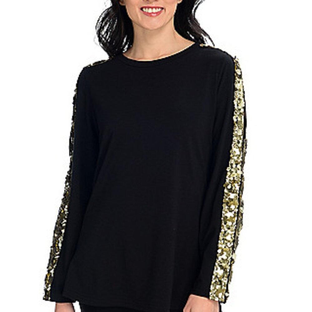 NWOT Glitterscape Knit Top